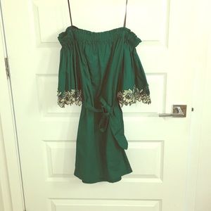 Sandro Off the Shoulder Dress